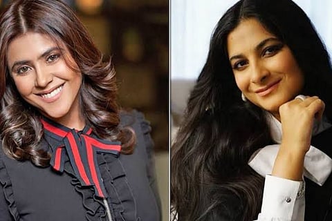 Ektaa R Kapoor and Rhea Kapoor 