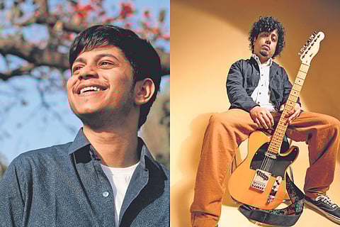 In frame: Sourav Dey (left) and Satwik (right)