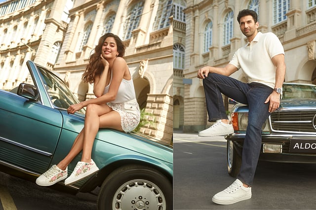 Aditya Roy Kapur and Janhvi Kapoor for Aldo