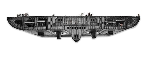 An artwork from the exhibition 