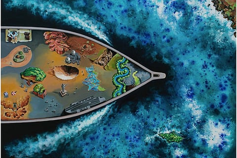 'Voyage Into The Unknown' (2020) by VG Venugopal