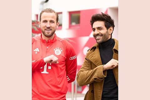 Kartik Aaryan shares video with Harry Kane; English footballer delivers dialogue from 'Chandu Champion'