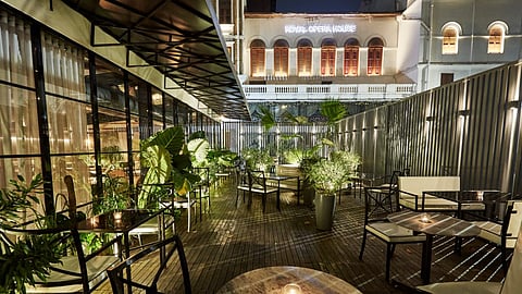 The Quarter offers both indoor and outdoor seatings