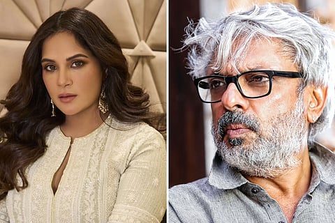 Richa Chadha and Sanjay Leela Bhansali