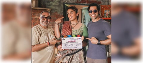 Huma Qureshi on the sets of ‘Gulabi’