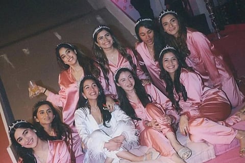 Radhika Merchant’s bachelorette is a slumber party straight out of the movies