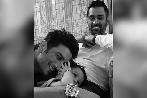 In frame: Dhoni, Ziva and Sushant Singh Rajput