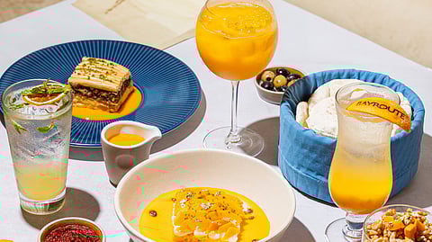 An assortment of dishes from Mangoes and the Sun menu