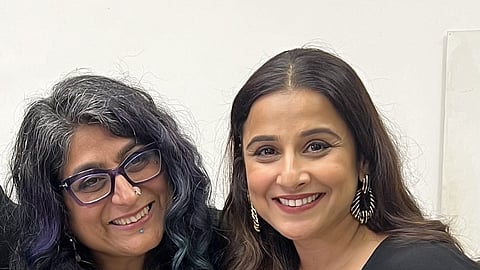 Niharika Bhasin with Vidya Balan