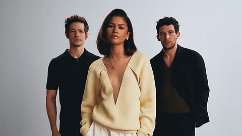 (L-R) Mike Faist, Zendaya, Josh O’Connor
