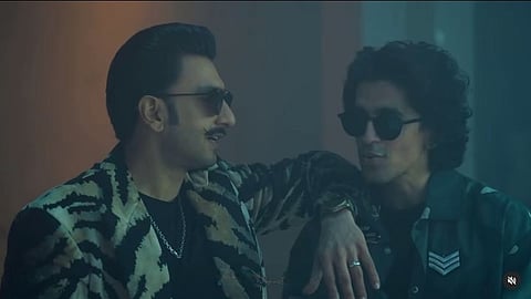 In frame: Ranveer and SlowCheeta in the music video