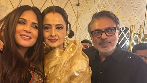 In Frame: Richa, Rekha and Sanjay Leela Bhansali  