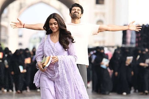 In frame: Vijay Deverakonda and Mrunal Thakur in Family Star