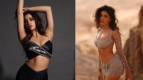 In frame: Janhvi Kapoor (L); Alaya F (R)