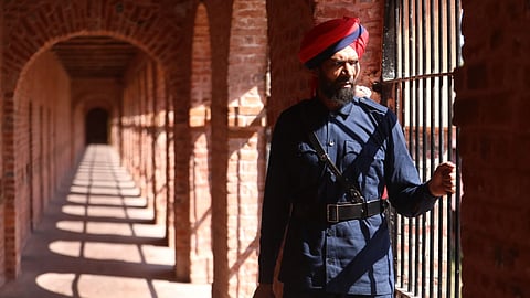 Palle Singh in a scene from the movie