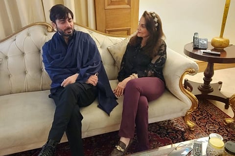 In frame: Mithun Chakraborty and Usha Uthup receiving the award