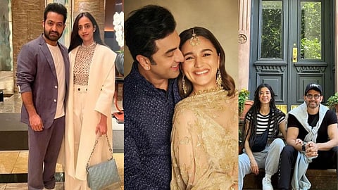 Amidst busy schedules, Jr NTR, Alia Bhatt, Ranbir Kapoor, Hrithik Roshan and Saba Azad meet for dinner