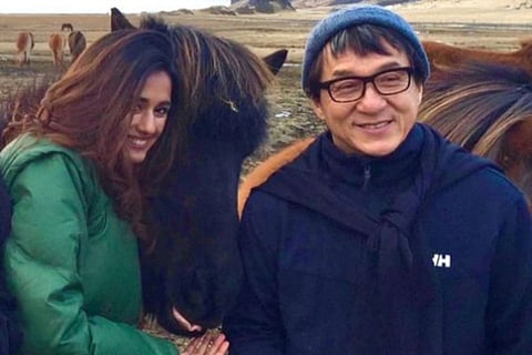 In frame: Disha Patani with Jackie Chan