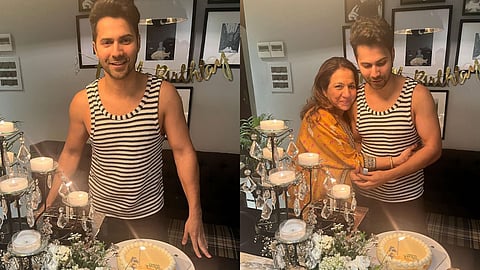 Varun Dhawan rings in his 37th birthday with family; shares photos from the intimate celebration