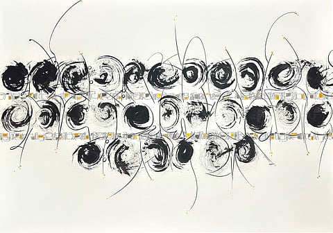 Nikheel Aphale’s solo exhibition in Bengaluru features contemporary calligraphy artworks