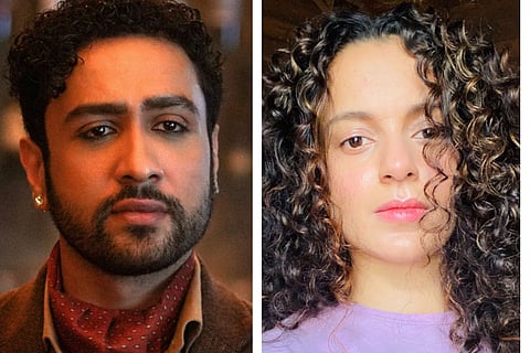 Adhyayan Suman in Heeramandi; (L) Kangana Ranaut (R)