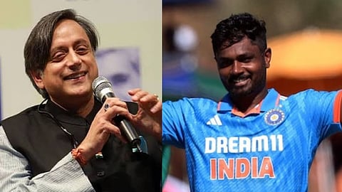 Shashi Tharoor expresses his delight at Sanju Samson’s selection in India's ICC World T20 squad