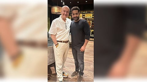 Anupam Kher and Jr NTR