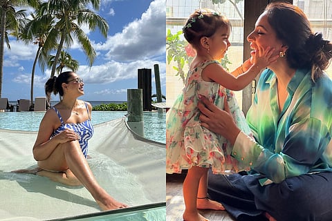 Bipasha Basu shares adorable video of daughter Devi and glimpses from her Mauritius vacation
