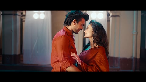 A still from the music video 