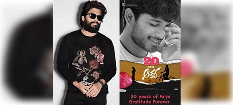 Allu Arjun celebrates 20 years of cult classic ‘Arya’, says it changed his life