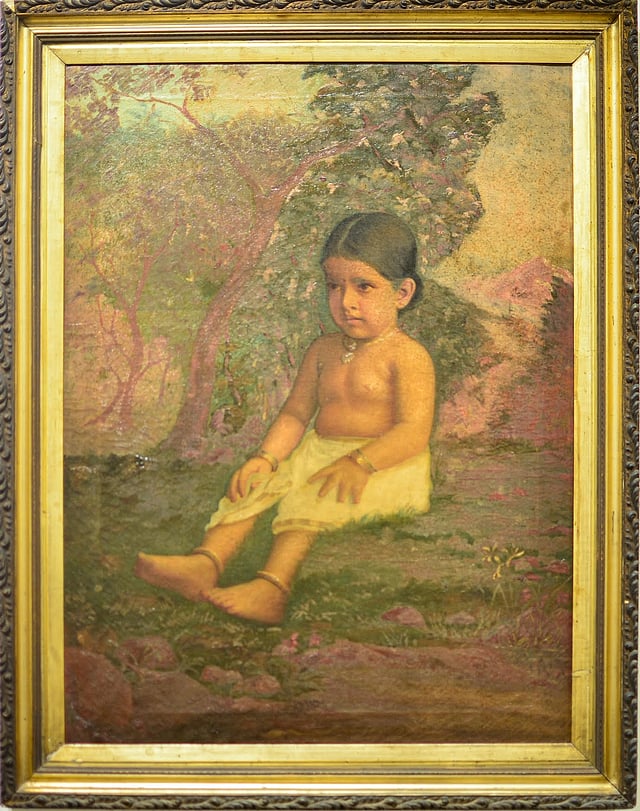 'Young Maharani', the hitherto unseen painting by Raja Ravi Varma