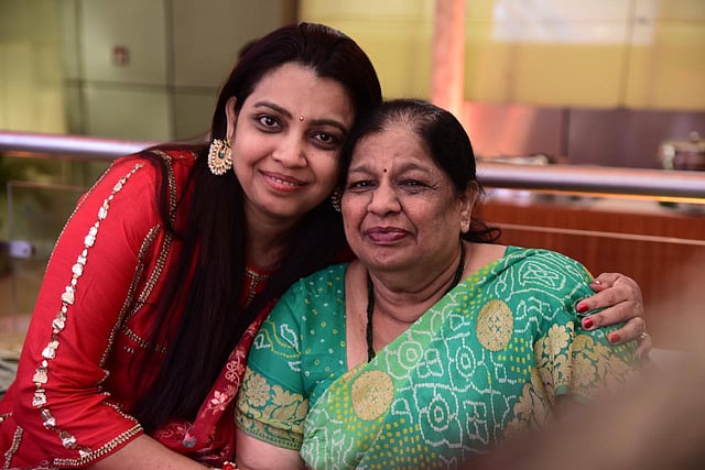 Sarika Kakrania with mom