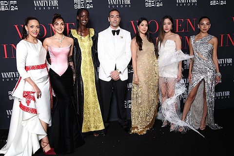 Kiara Advani with Mohd Al Turki and the others at the event