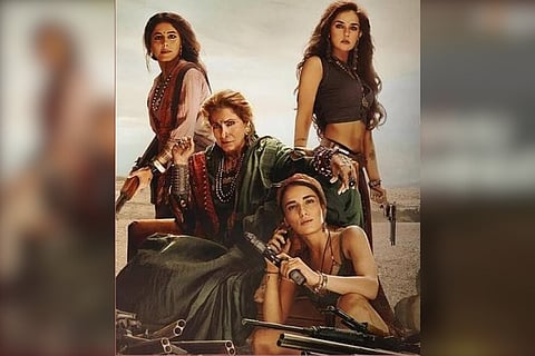 The lead cast of 'Saas, Bahu Aur Flamingo'