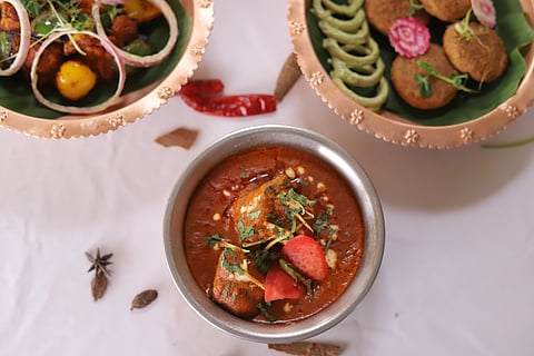 Dishes from the pop-up