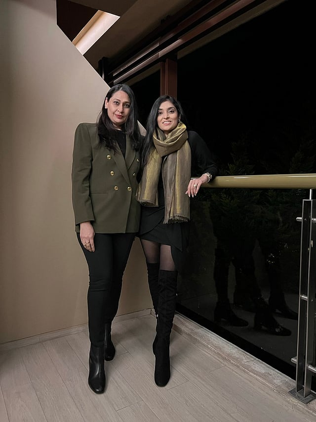 Charu and Vasundhara