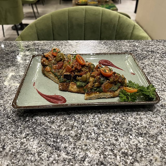 Caponata toast 