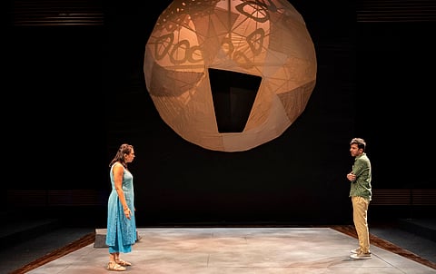 A still from the production