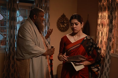 Kaushik Ganguly and Ditipriya Roy in a scene from the show