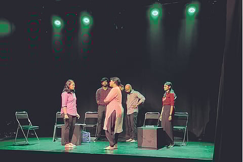 A scene from the play