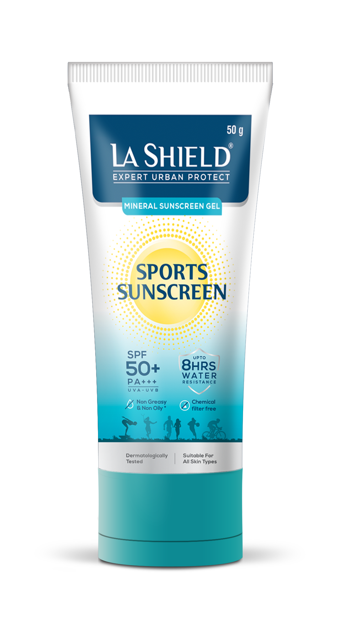 La Shield Sports Sunscreen Gel SPF 50+ and PA+++