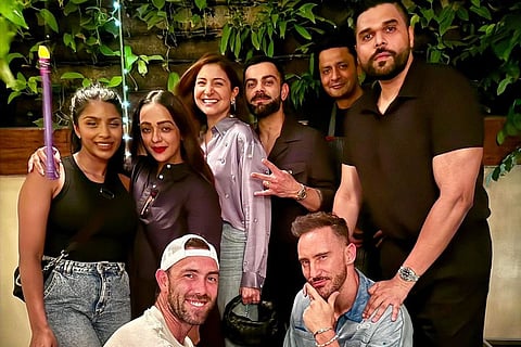 Anushka Sharma makes first appearance since son's birth; styles bag worth INR 2.3 lakh for her intimate birthday dinner