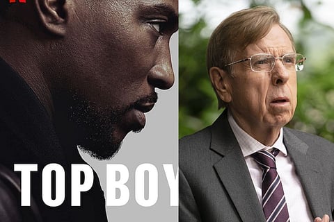 In frame: Top Boy (R), Timothy Spall (L)