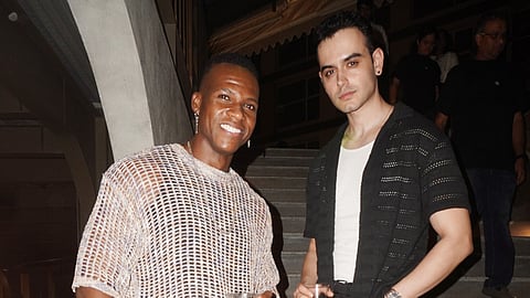 (L-R) Daniel Toussaint and Alban Basha  