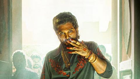 In frame; Allu Arjun in Pushpa 2 poster