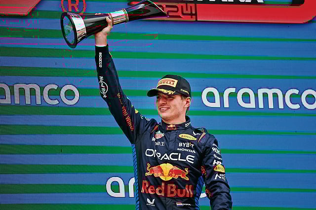 Max and the cup in Barcelona