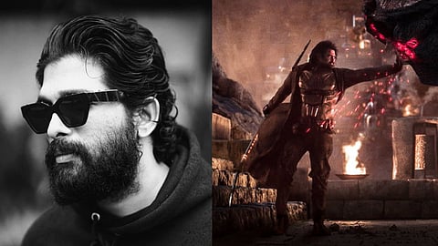 In frame: Allu Arjun (L); Prabhas in Kalki 2898 AD (R)