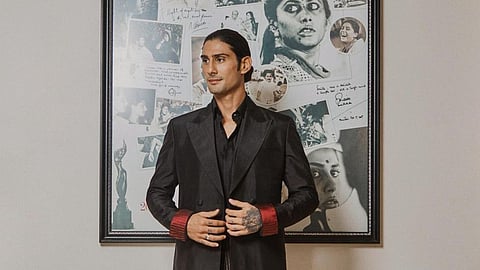 Designer Rahul Vijay reveals that Prateik Babbar's Cannes suit was made from his late mother Smita Patil's Kanjeevaram saris 