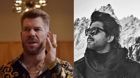 David Warner showcases his love for ‘Pushpa’ in new ad; Allu Arjun reacts