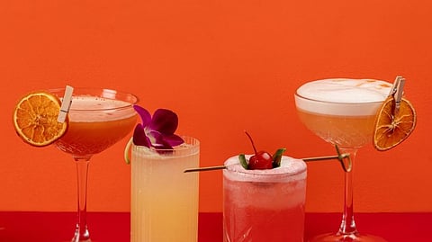 Asian flavours infused cocktails